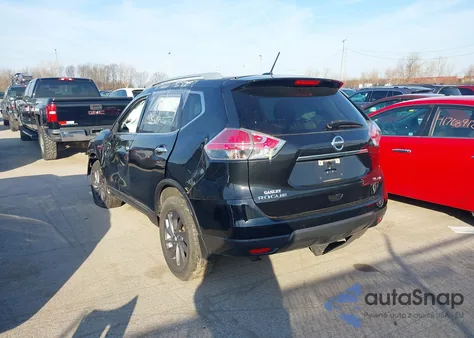 2016 Nissan Rogue Sl z USA, uszkodzony, nr VIN 5N1AT2MV1GC762867